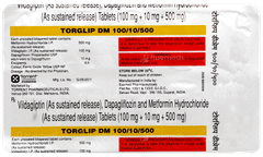 Torglip Dm 100/10/500 Tablet 10