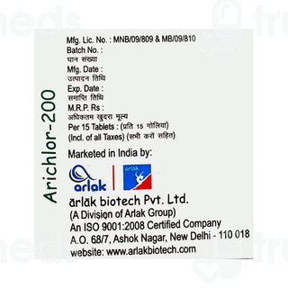 Arichlor 200 MG Tablet 15