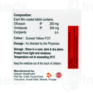 Cureflox Oz 250/500 MG Tablet 10