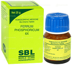 Sbl Ferrum Phosphoricum 6x Biochemic Tablet 25gm