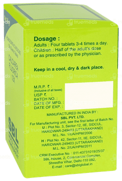 Sbl Ferrum Phosphoricum 6x Biochemic Tablet 25gm