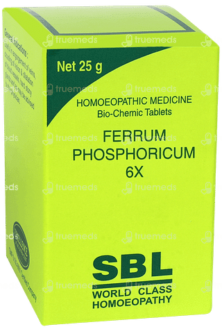 Sbl Ferrum Phosphoricum 6x Biochemic Tablet 25 GM