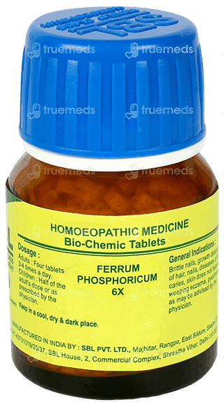 Sbl Ferrum Phosphoricum 6x Biochemic Tablet 25 GM