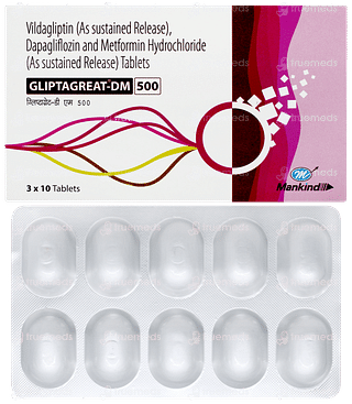 Gliptagreat Dm 500 Tablet 10