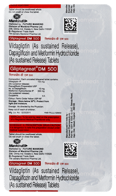 Gliptagreat Dm 500 Tablet 10