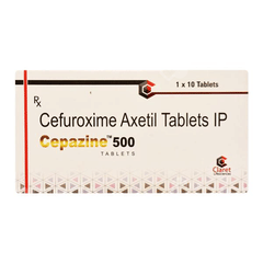 Cepazine 500 Mg Tablet 10