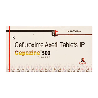 Cepazine 500 Mg Tablet 10