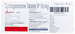 Dydro 1 Tablet 10 Dydro 1 Tablet 10