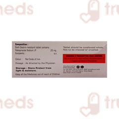Rebzol 20 MG Tablet 10 Rebzol 20 MG Tablet 10