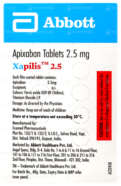 Xapilis 2.5 Tablet 10 Xapilis 2.5 Tablet 10