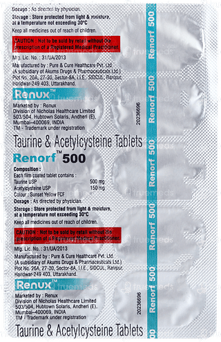 Renorf 500 Tablet 10