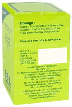 Sbl Natrum Sulphuricum 6x Tablet 25gm Sbl Natrum Sulphuricum 6x Tablet 25gm