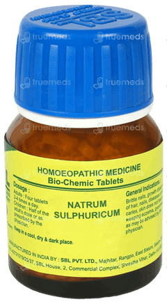 Sbl Natrum Sulphuricum 6x Tablet 25gm Sbl Natrum Sulphuricum 6x Tablet 25gm