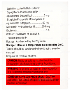 Gluxit Trio 5/50/500 Tablet 15