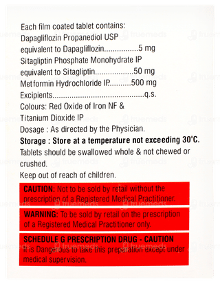 Gluxit Trio 5/50/500 Tablet 15