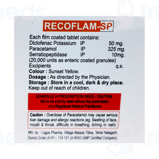 Recoflam Sp Tablet 10