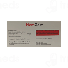 Hemzest 25 MG Tablet 10 Hemzest 25 MG Tablet 10