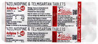 Azilpine T 40/8 MG Tablet 10