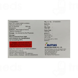 Matcolin 500 MG Tablet 10