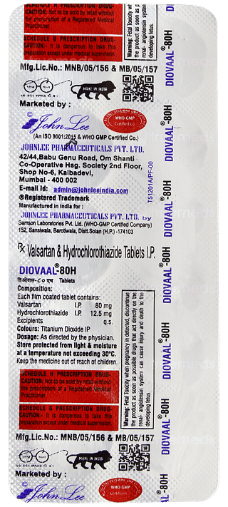 Diovaal 80 H Tablet 10