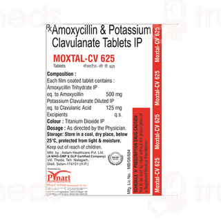 Moxtal Cv 625 MG Tablet 6