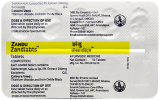 Zandu Zandiabts 3 Strips Of 10 Tablets