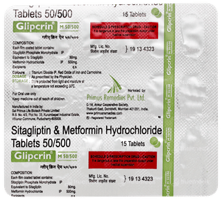 Glipcrin M 50/500 Tablet 15