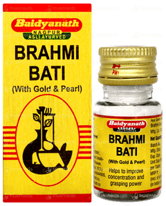 Baidyanath Brahmi Bati With Gold Tablet 10 Baidyanath Brahmi Bati With Gold Tablet 10