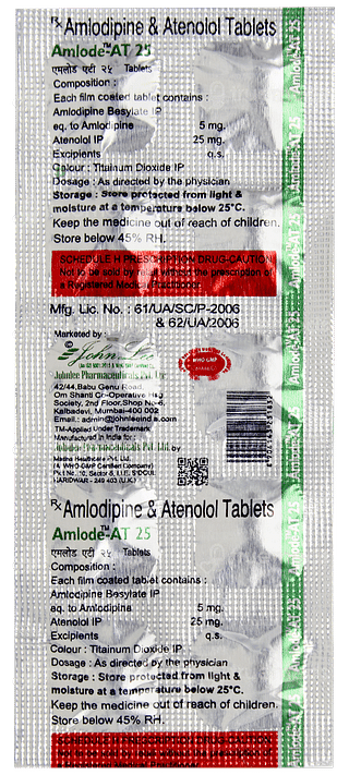 Amlode At 25 Tablet 10
