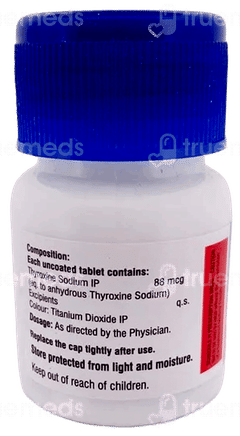 Thyroxinol 88 Mcg Tablet 120 Thyroxinol 88 Mcg Tablet 120