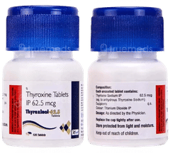 Thyroxinol 62.5 Tablet 120 Thyroxinol 62.5 Tablet 120
