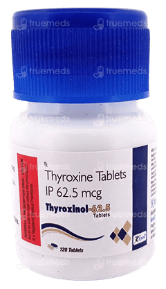 Thyroxinol 62.5 Tablet 120 Thyroxinol 62.5 Tablet 120