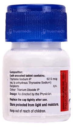 Thyroxinol 62.5 Tablet 120 Thyroxinol 62.5 Tablet 120