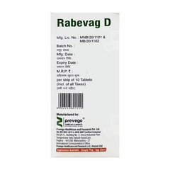 Rabevag D Tablet 10 Rabevag D Tablet 10