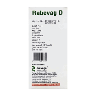 Rabevag D Tablet 10