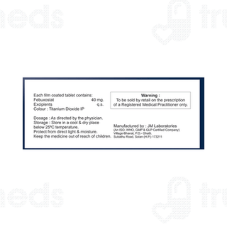 Febugo 40 MG Tablet 10