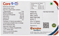 Care 9 D Tablet 10