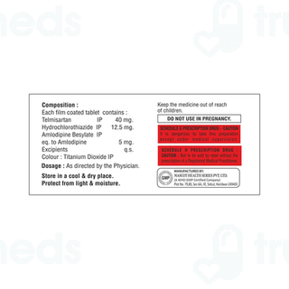 Telmend H Am 40/12.5/5 MG Tablet 10