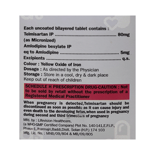 Telonyx Am 80 MG Tablet 10