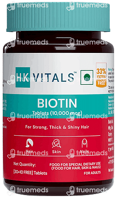 Healthkart Hk Vitals Biotin Tablet 30 + 10 Free