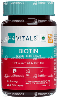 Healthkart Hk Vitals Biotin Tablet 30 + 10 Free