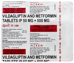 Dpvil M 500 Tablet 15 Dpvil M 500 Tablet 15