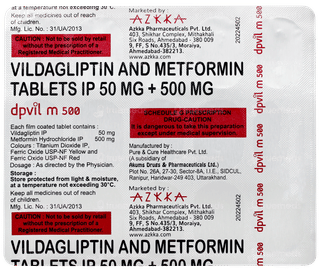 Dpvil M 500 Tablet 15