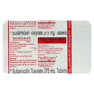 Sultaclin 375 Tablet 10