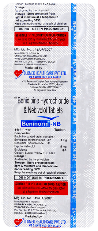Beninorm Nb Tablet 10
