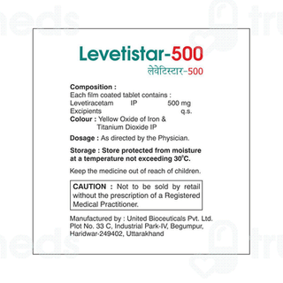 Levetistar 500 MG Tablet 10