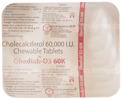 Obediab D3 60K Chewable Tablet 4