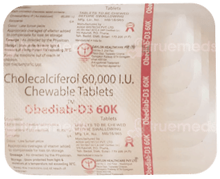 Obediab D3 60K Chewable Tablet 4