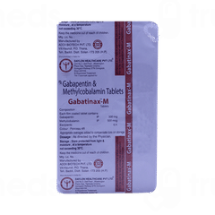 Gabatinax M Tablet 10 Gabatinax M Tablet 10