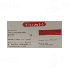 Abzacort 6 MG Tablet 10 Abzacort 6 MG Tablet 10